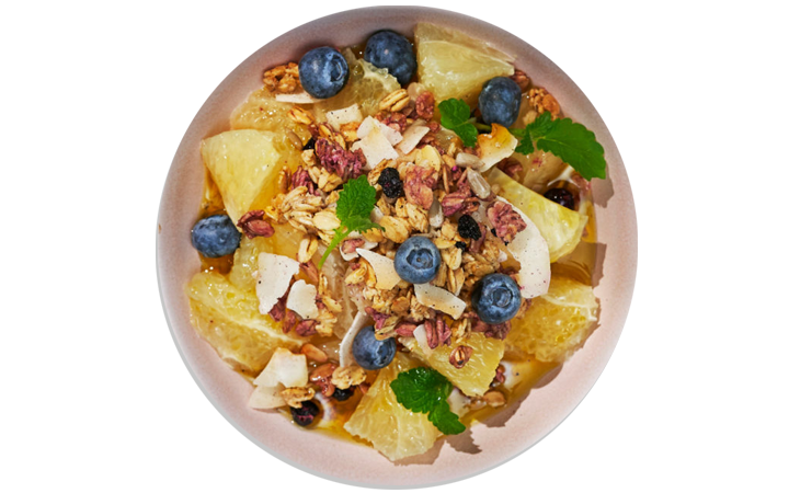 granola fullkorn frukost Paulúns