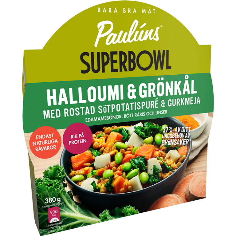 Superbowl med hallomi & grönkål från Paulúns