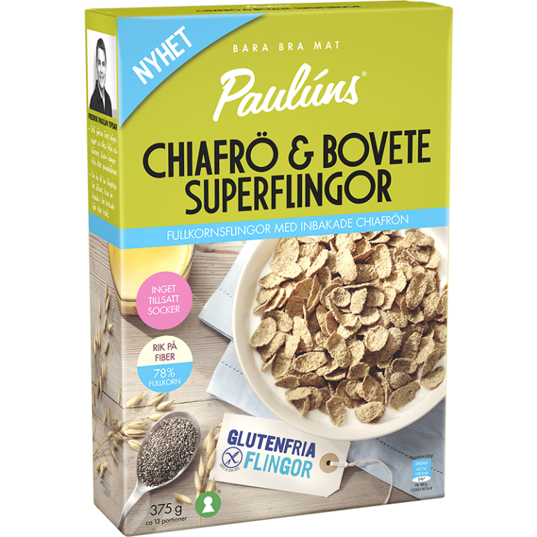 Paulúns superflingor - chiafrö & bovete