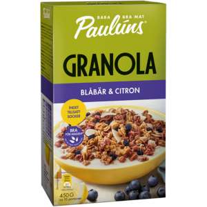 Granola Blåbär och Citron