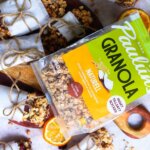 Nyttiga granola bars med apelsin och kanel - no bake