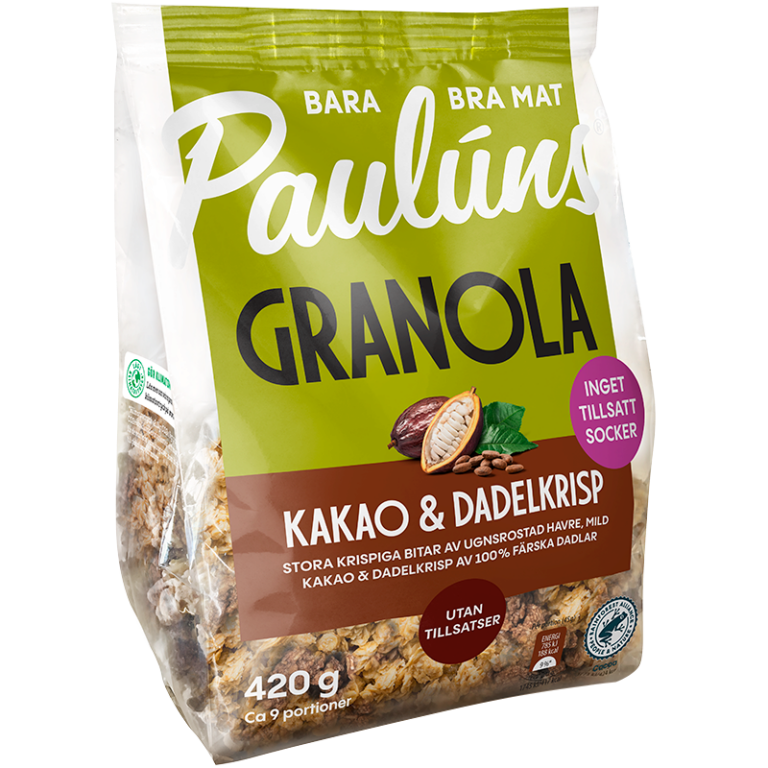 Paulúns Granola Kakao & Dadelkrisp