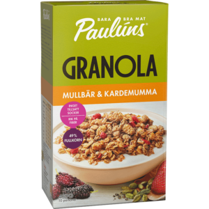 Paulúns Granola Mullbär & Kardemumma