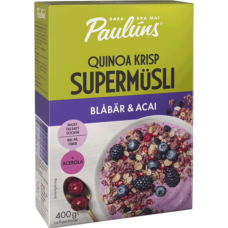 Blåbär & Acai Supermüsli