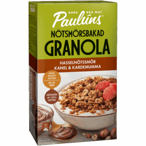 Nötsmörsbakad Granola Hasselnötssmör