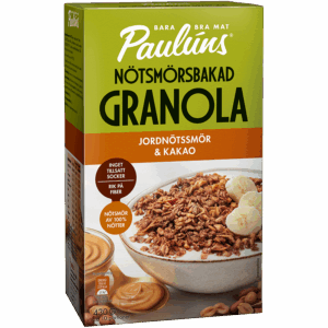 Nötsmörsbakad Granola Jordnötssmör & Kakao
