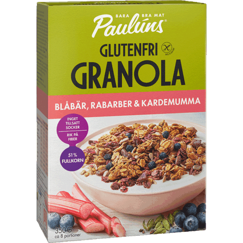 Glutenfri Granola Blåbär