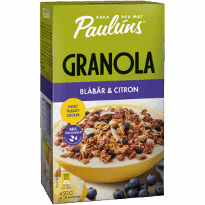 Granola Blåbär och Citron