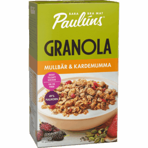 Paulúns Granola Mullbär & Kardemumma