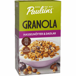 Paulúns Granola Hasselnötter & Dadlar