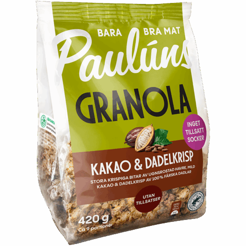 Paulúns Granola Kakao & Dadelkrisp