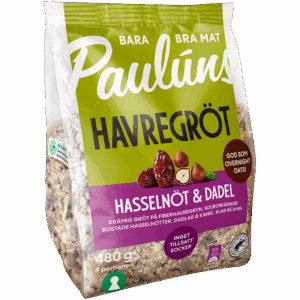 Paulúns Havregröt Hasselnöt & Dadel