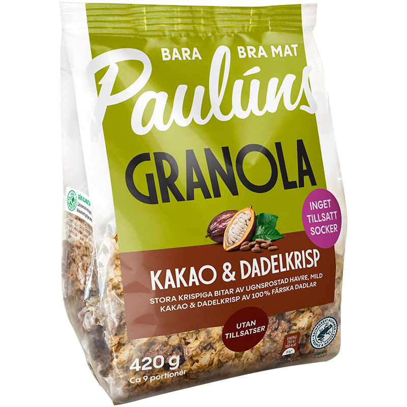 Paulúns Granola Kakao & Dadelkrisp