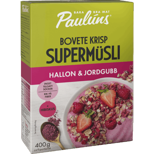 Hallon & Jordgubb Müsli