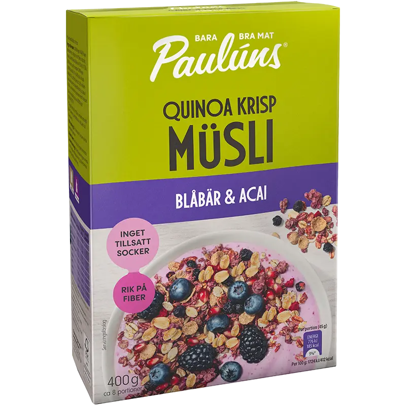 Blåbär & Acai Müsli